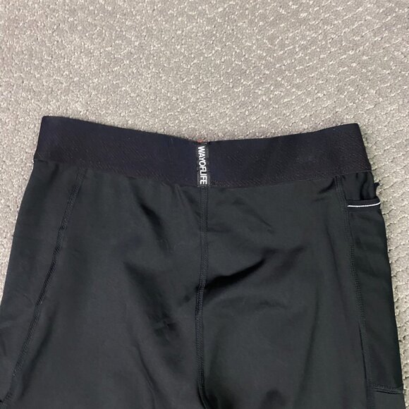 Wolaco Fulton Compression Pants Men's Medium Black Tights Leggings Running Base - Picture 6 of 12